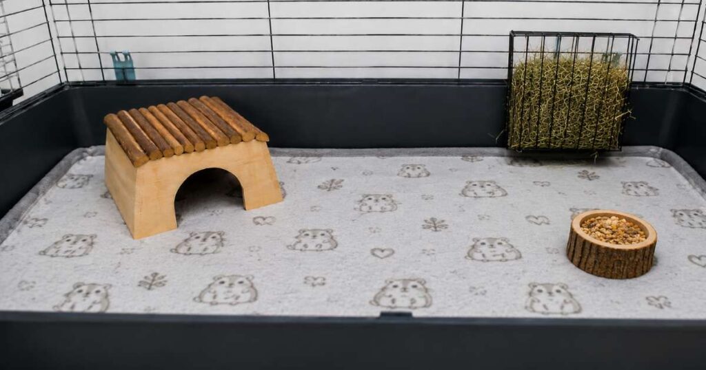 fleece podložka pre morča do klietky