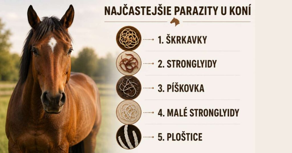 kôň a parazity
