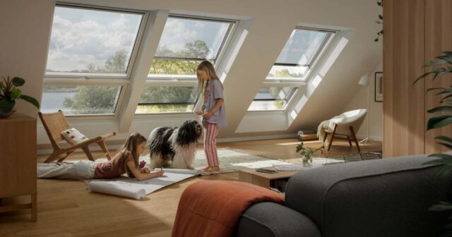 velux okno zvierata prhrievanie