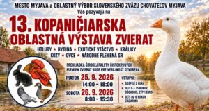 Myjava privíta chovateľov aj milovníkov zvierat (VÝSTAVA)