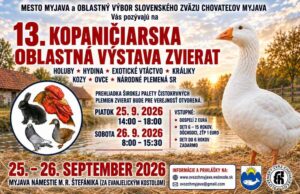 Myjava privíta chovateľov aj milovníkov zvierat (VÝSTAVA)